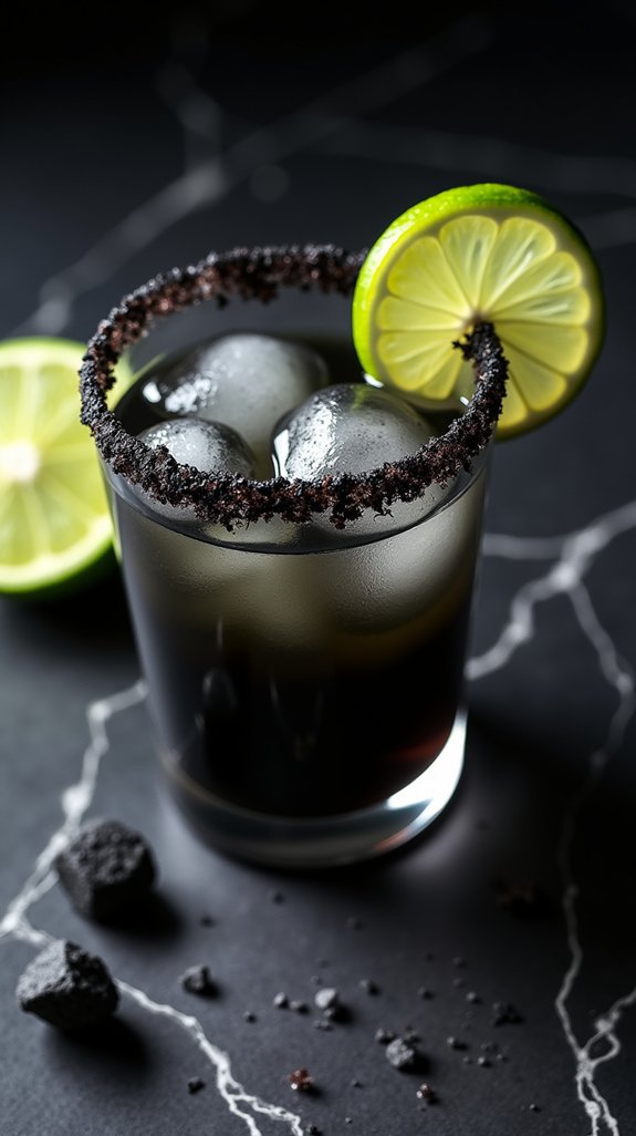 bold innovative black margarita