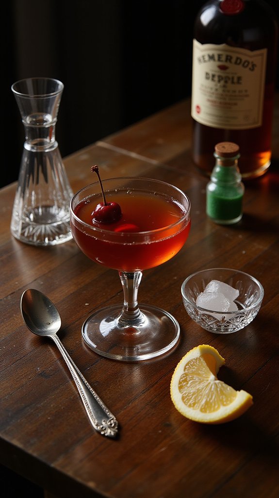 bold rye whiskey cocktail