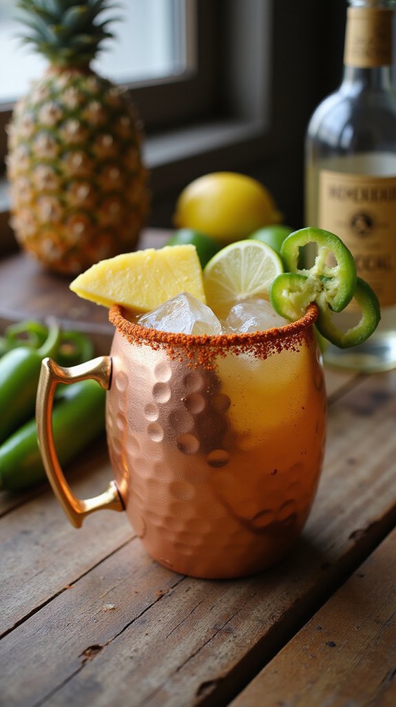 bold spicy smoky cocktail
