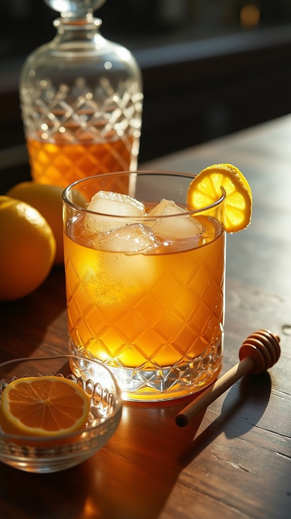 bourbon honey lemon sophistication