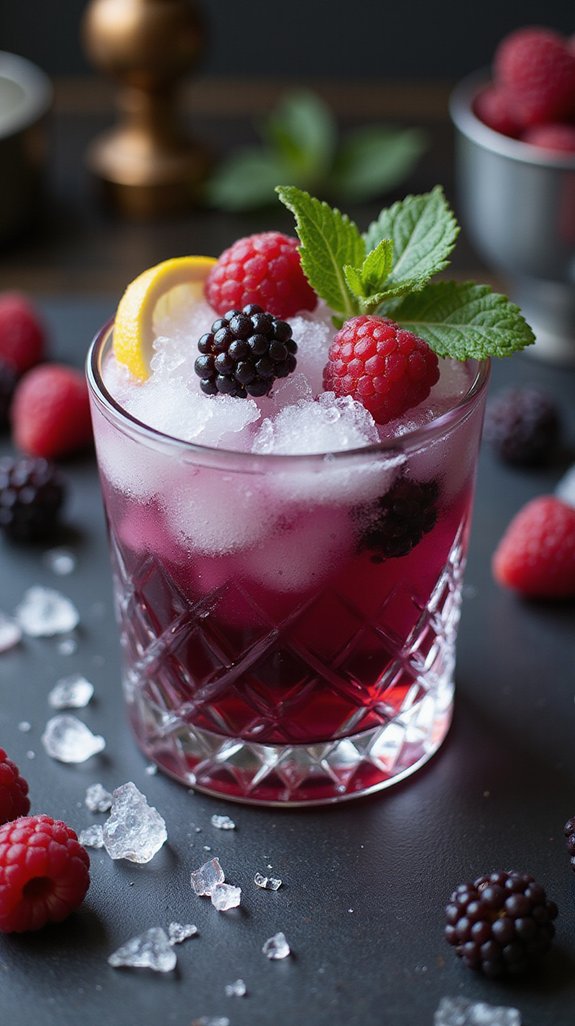 bramble cocktail s layered berry delight
