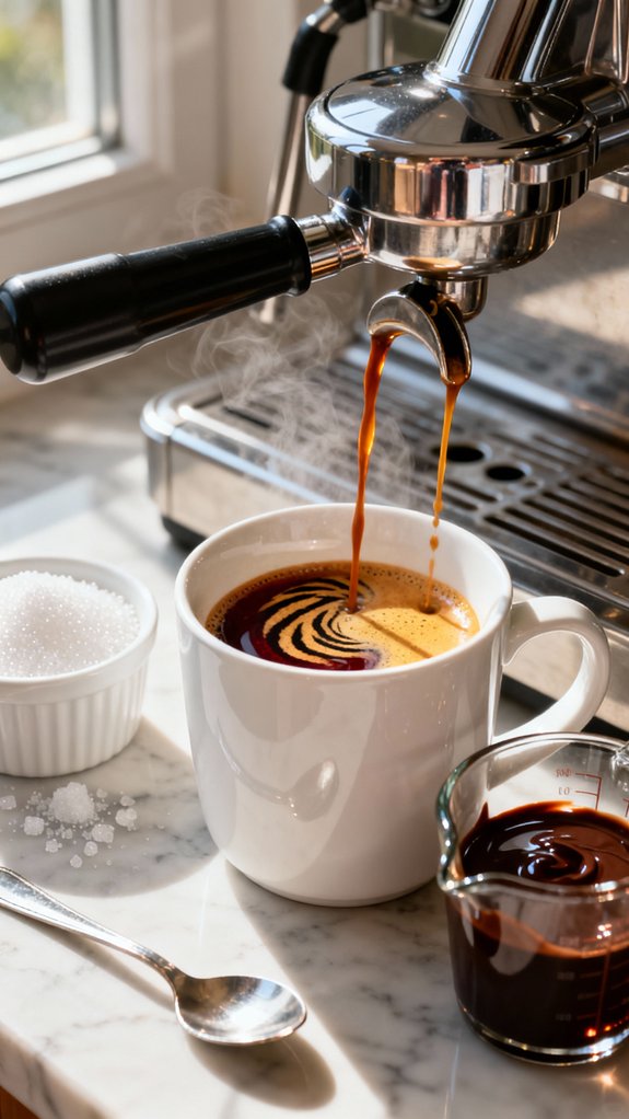 brew espresso add chocolate