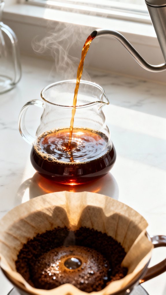 brew strong coffee ahead