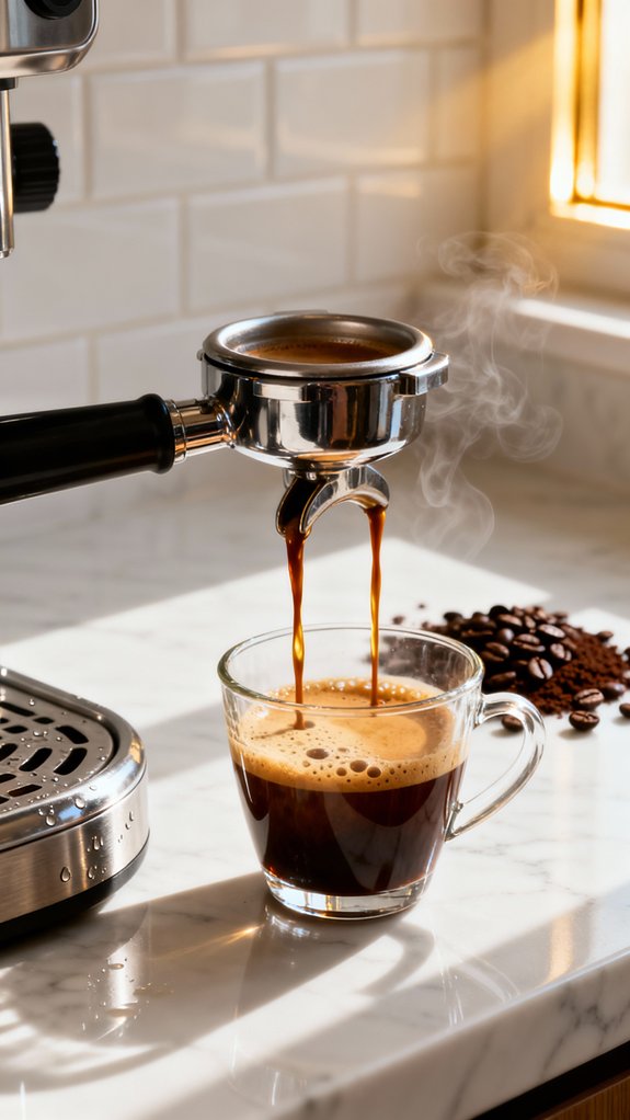 brew strong coffee or espresso