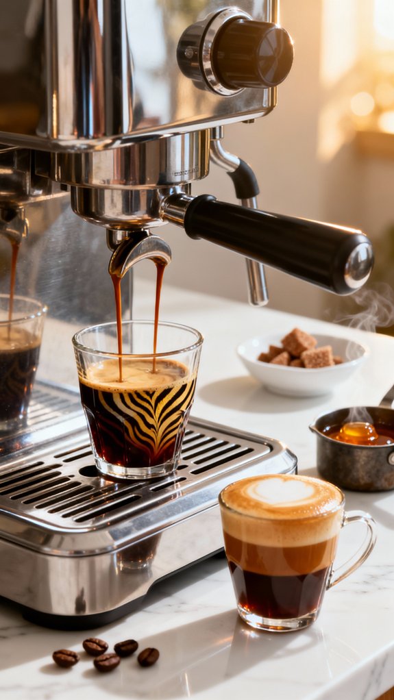 brew strong espresso shots