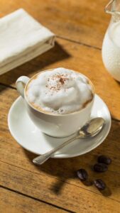cappuccino preparation instructions provided