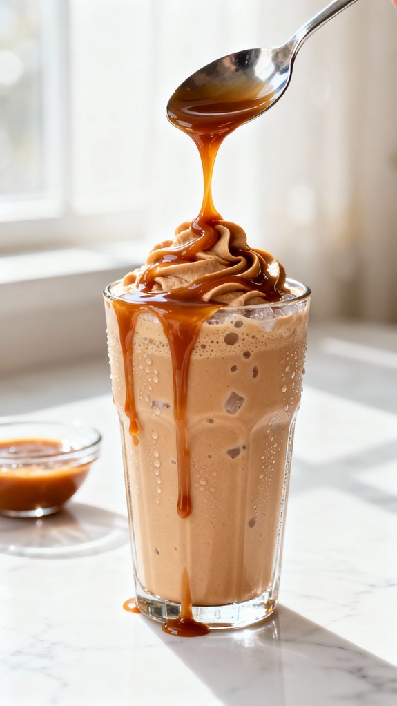 caramel drizzle for garnish