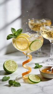 celebratory non alcoholic beverages selection