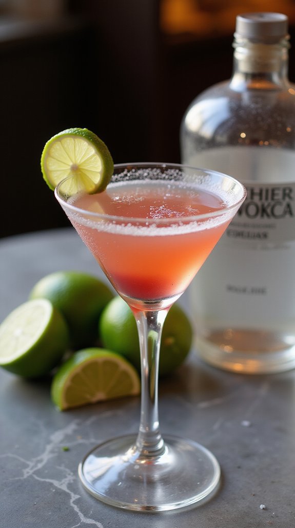 chic pink cocktail masterpiece