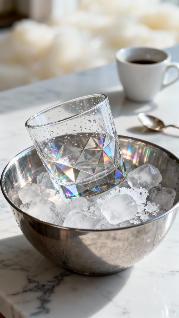 chill glasses for affogato