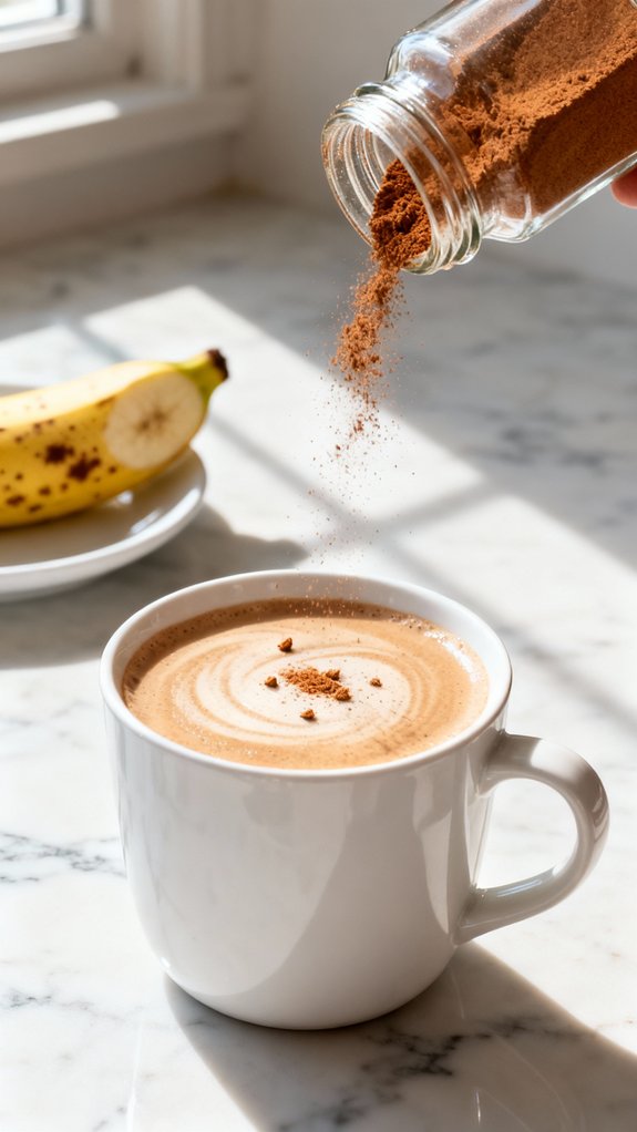 cinnamon sprinkle for garnish