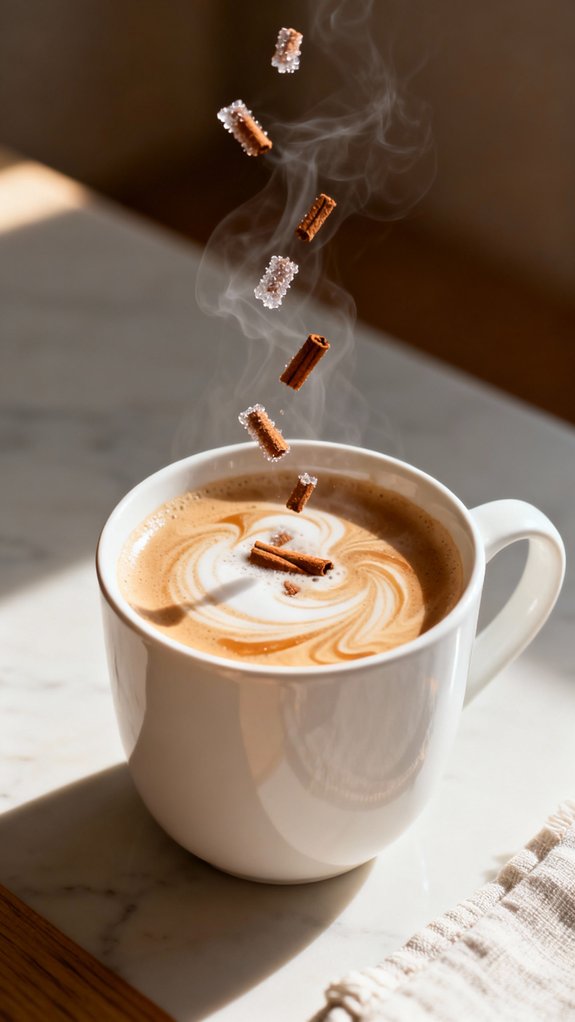 cinnamon swirls serve hot