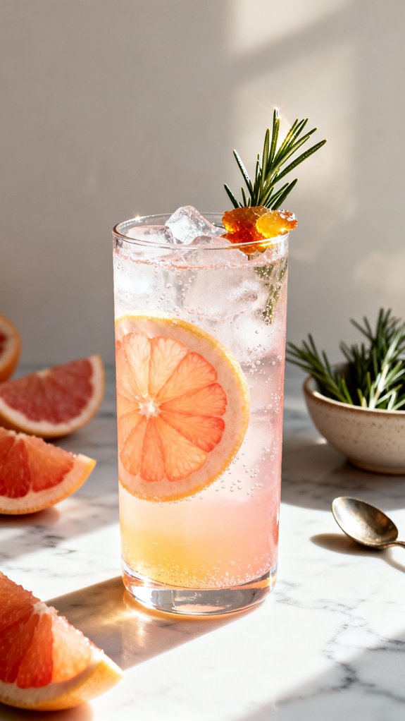citrus herbal brunch refresher