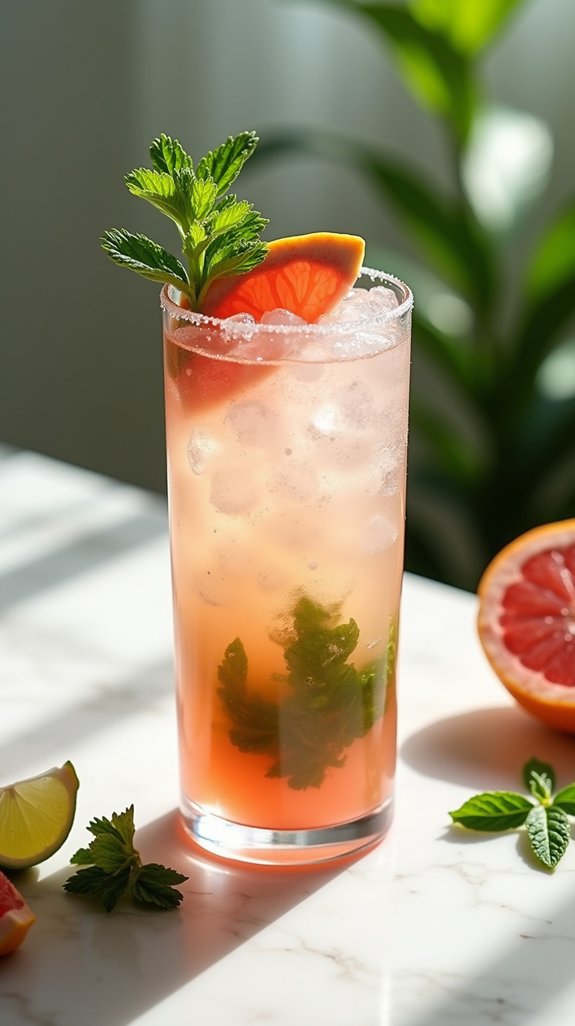 citrus infused refreshing cocktail