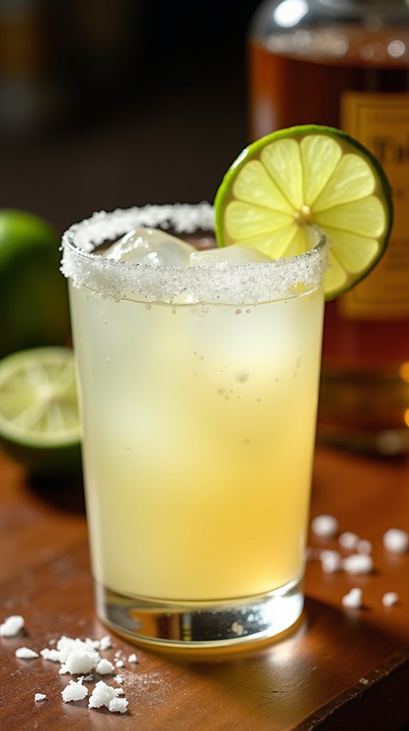 classic tequila lime cocktail