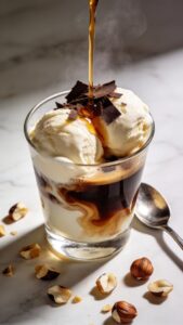 coffee and ice cream dessert