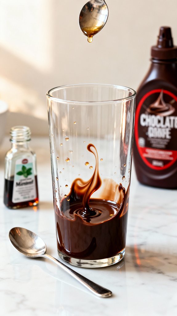 combine chocolate mint espresso