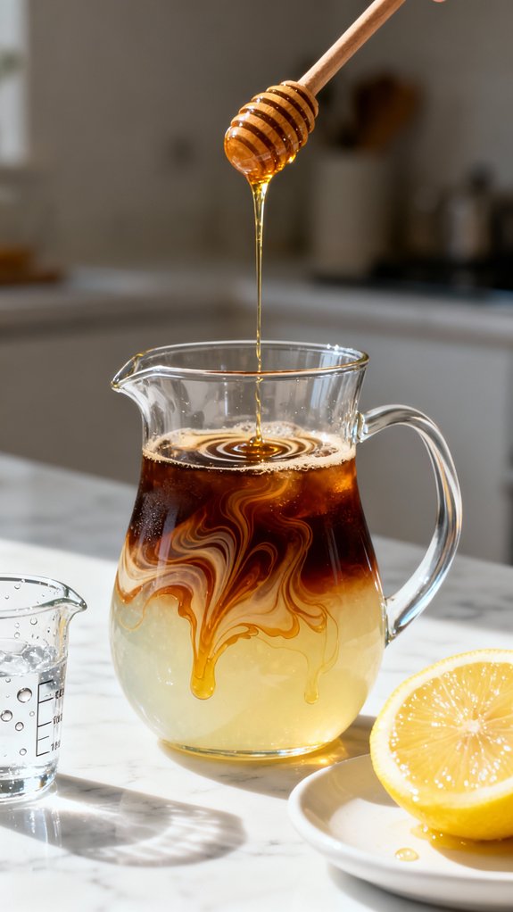 combine coffee lemon honey