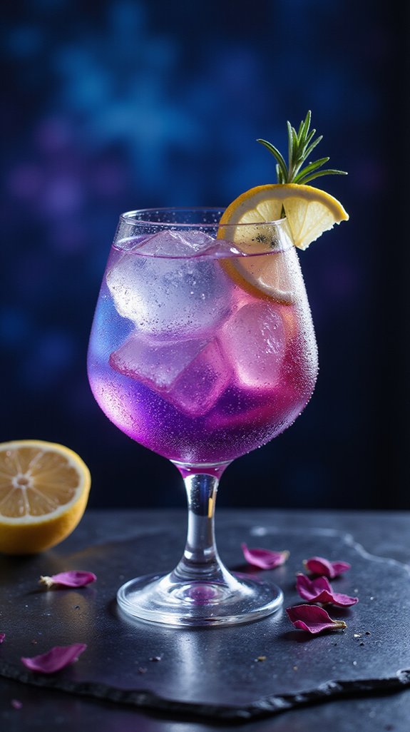 cosmic color changing cocktail experience