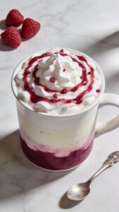 delicious white chocolate latte