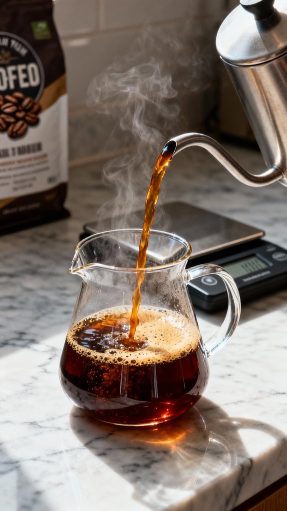 double strength iced coffee preparation