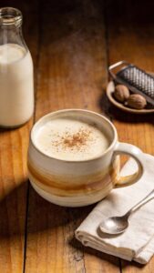 eggnog latte preparation guide