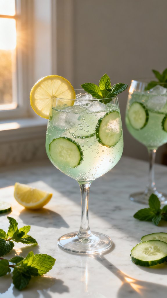 elderflower cucumber mocktail recipe