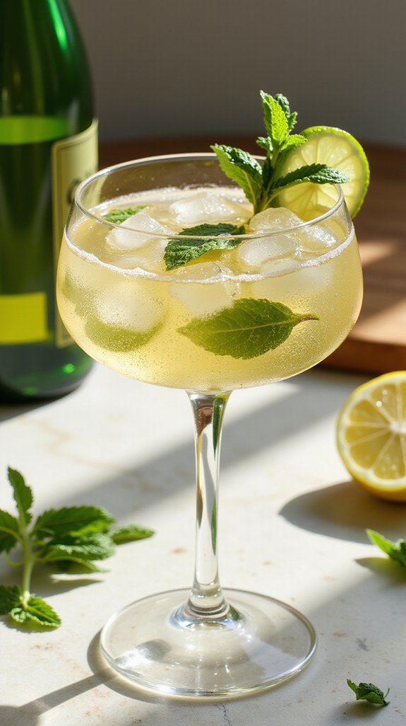 elegant floral italian aperitif