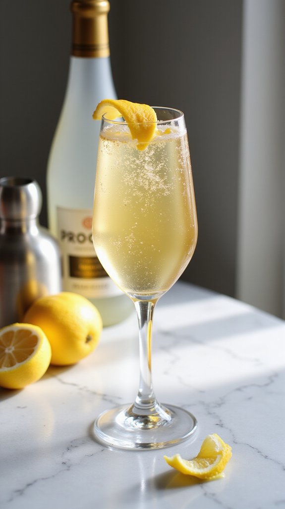 elegant gin and prosecco