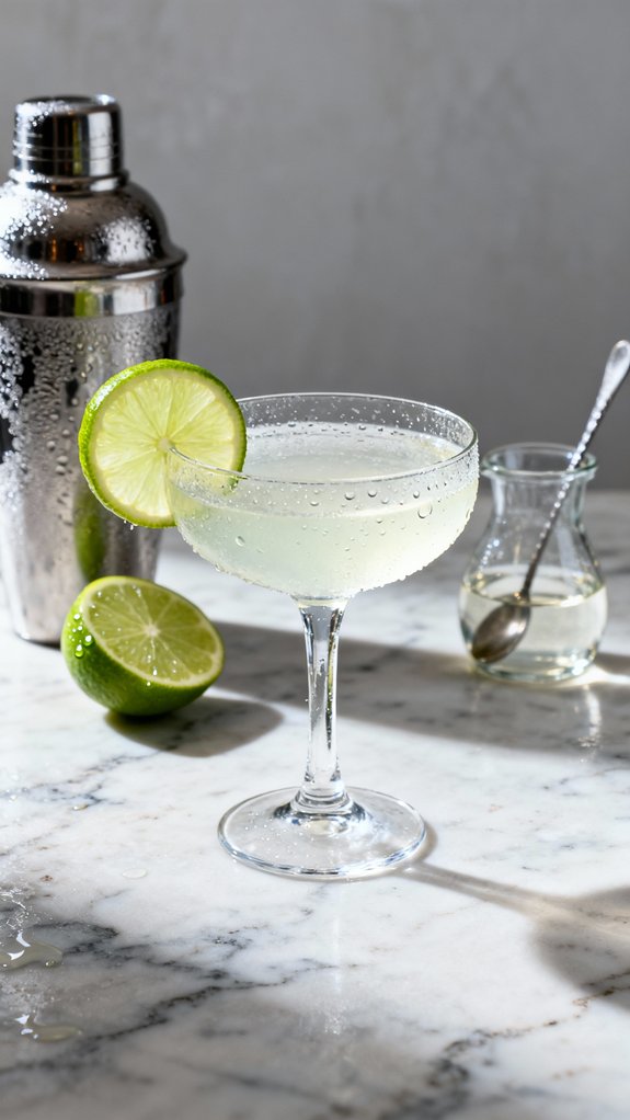 elegant refreshing citrus mocktail