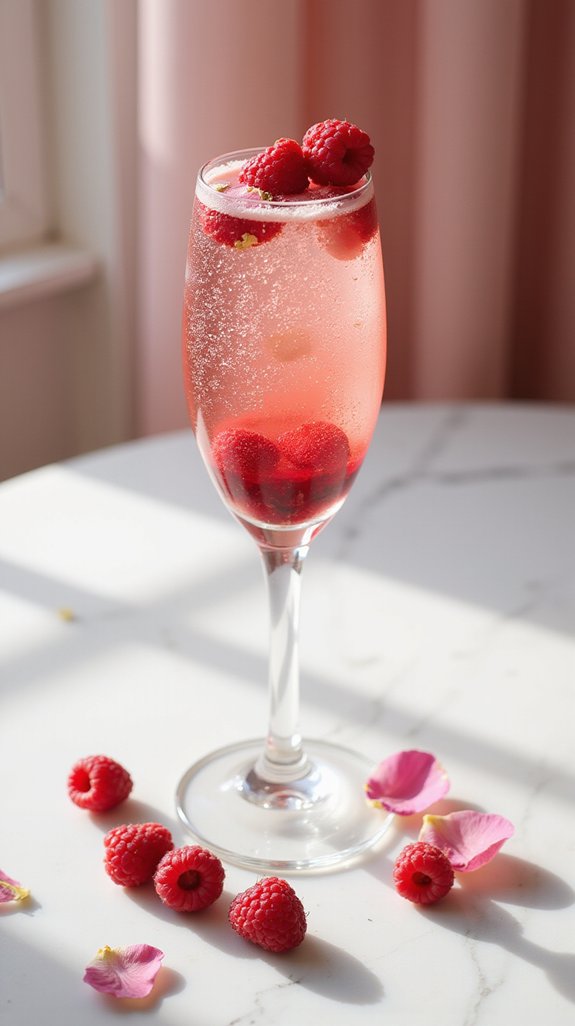 elegant sparkling cocktail tribute