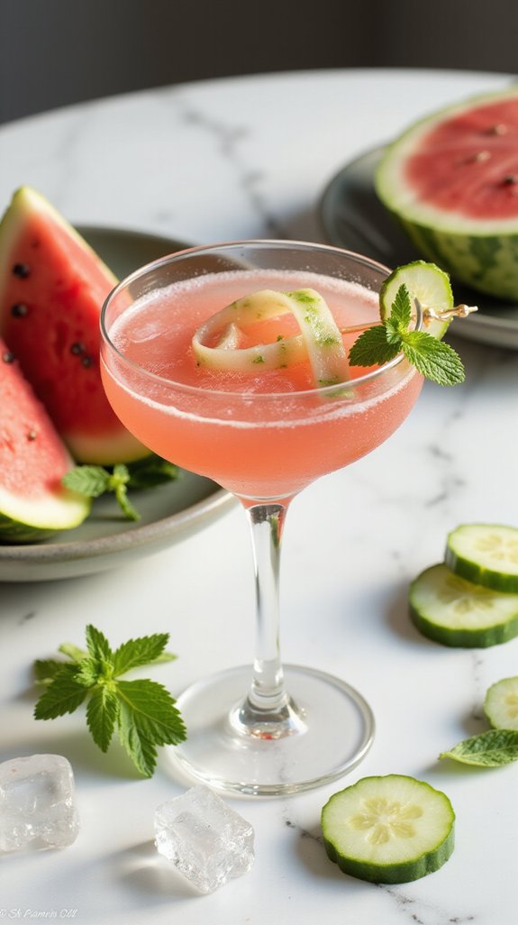elegant summer cocktail blend