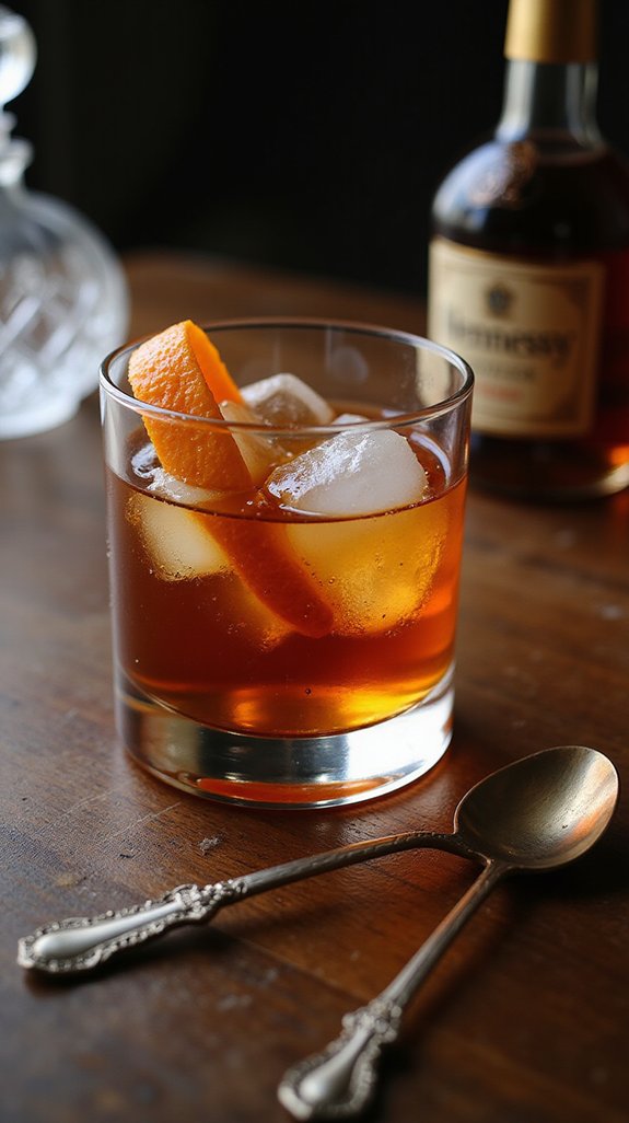 elegant two ingredient cognac cocktail