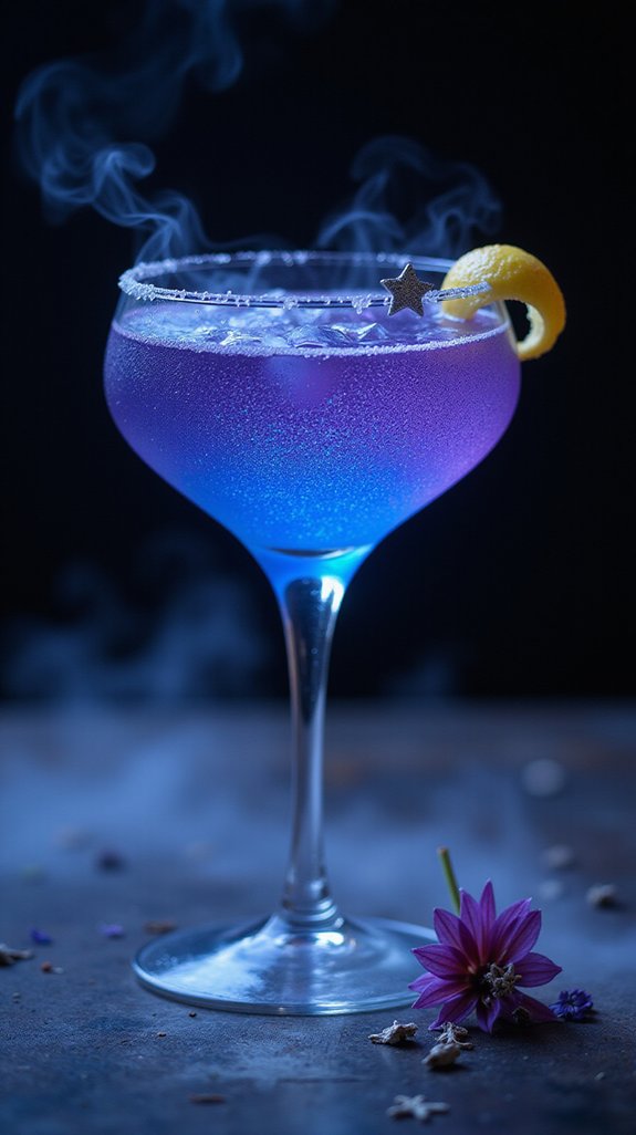 enchanting blue cocktail magic