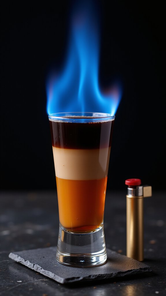 flaming shot safety and spectacle