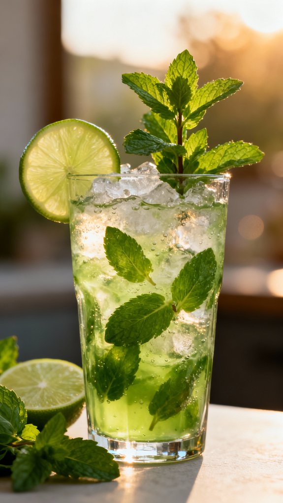 fresh mint zesty lime