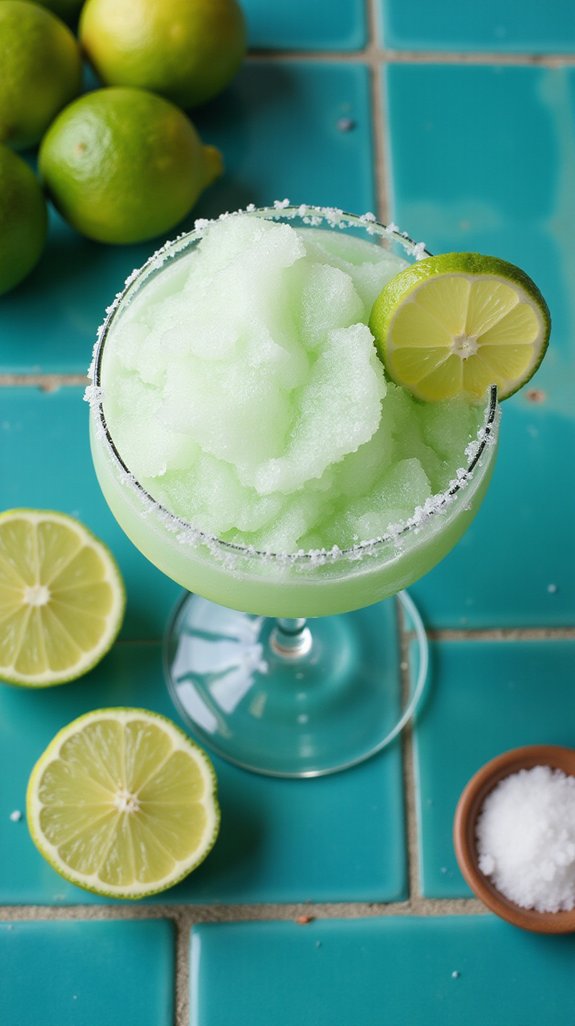 frozen cocktail with tequila