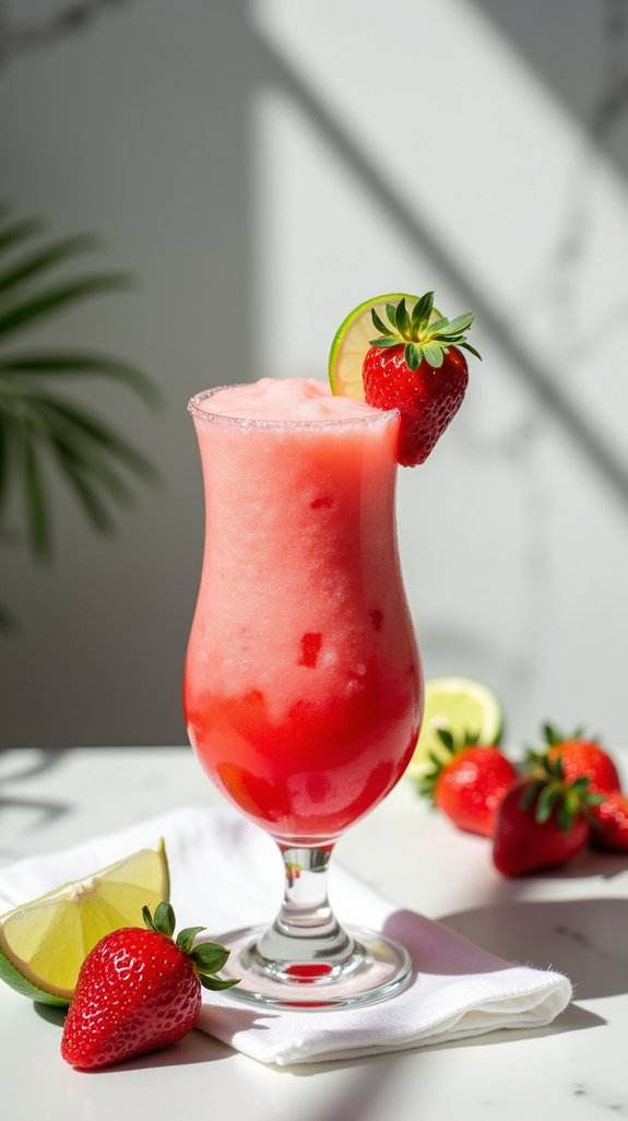 frozen strawberry cocktail delight