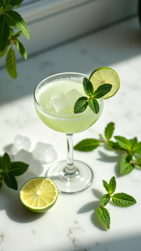 garden fresh non alcoholic cocktail