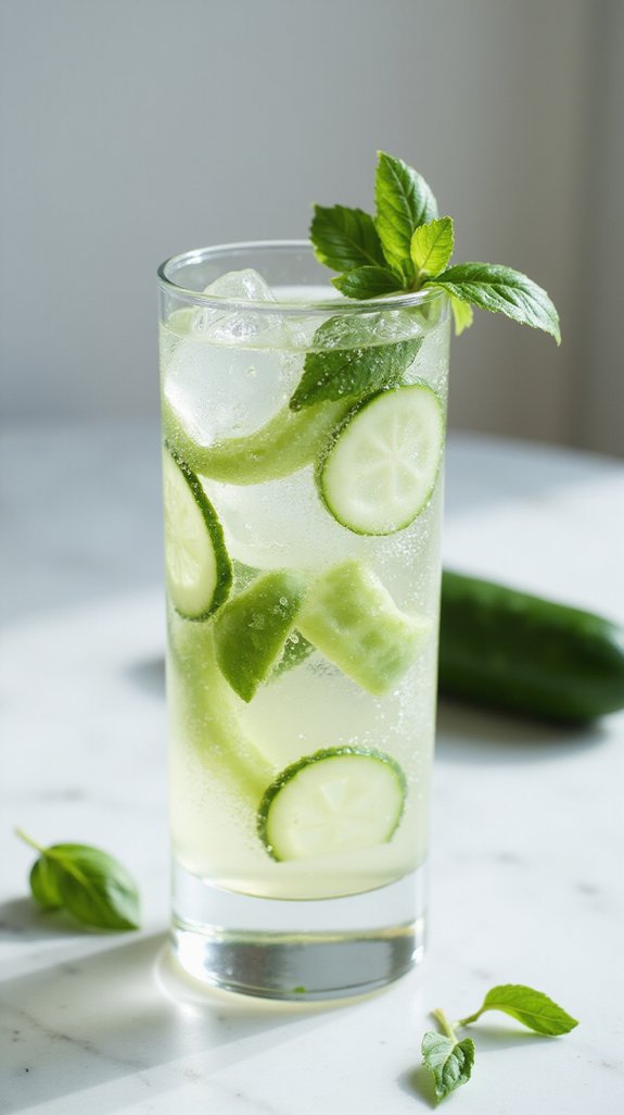 garden fresh non alcoholic cocktail