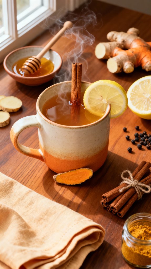 ginger turmeric wellness mocktail