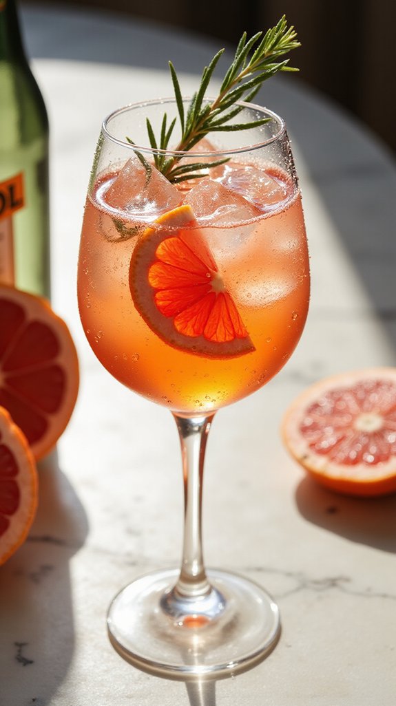 grapefruit infused aperitivo delight