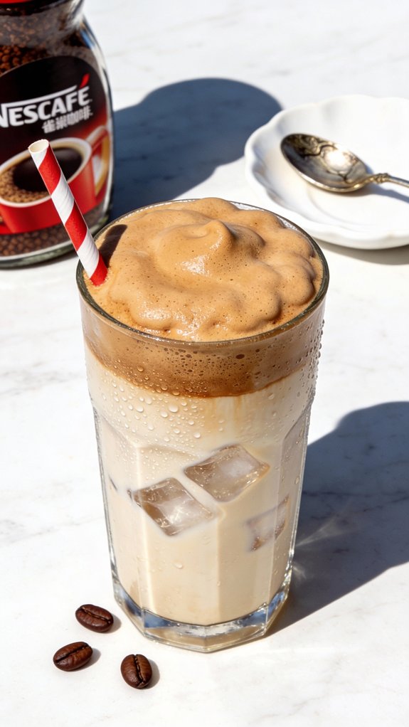 greek frappe coffee preparation