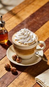 hazelnut flavored coffee preparation