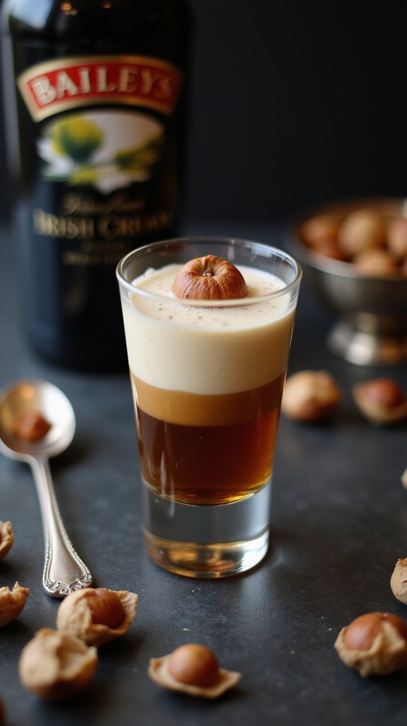 hazelnut irish cream shooter