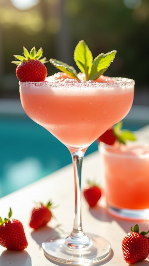 homemade strawberry cocktail recipes