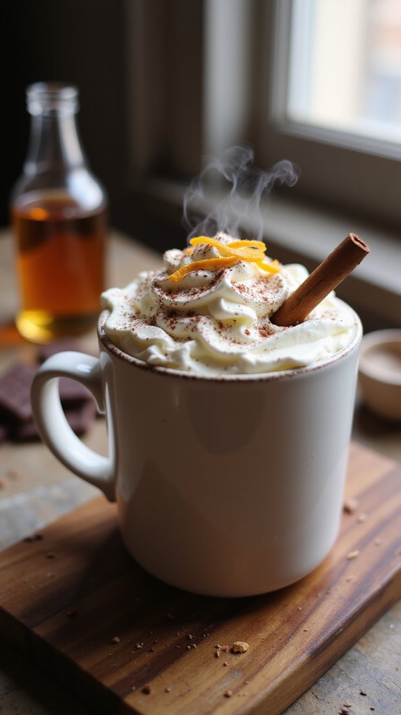 indulgent spiked hot chocolate