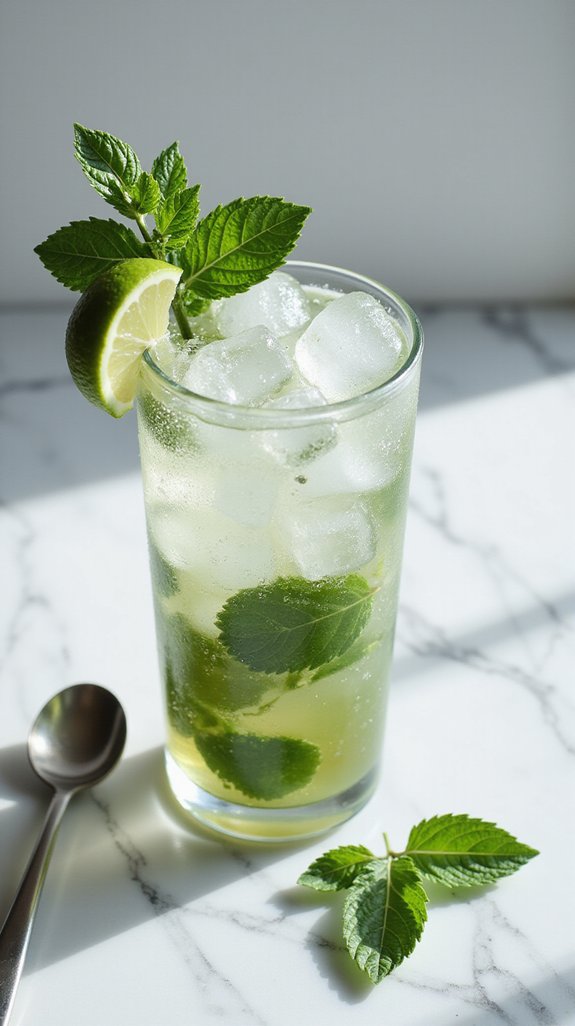 keto mojito low carb delight
