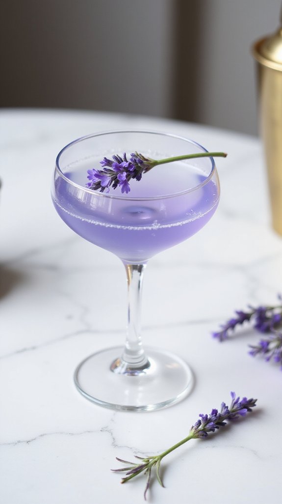 lavender enhanced aviation cocktail experience