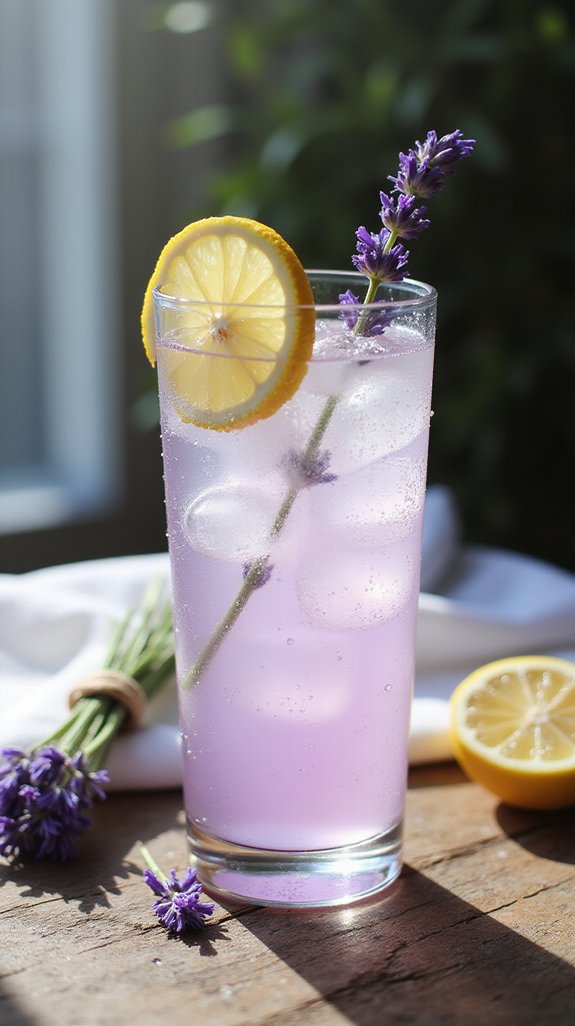 lavender infused elegant cocktails